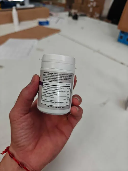 Foto da embalagem do Uroprostan de um cliente real